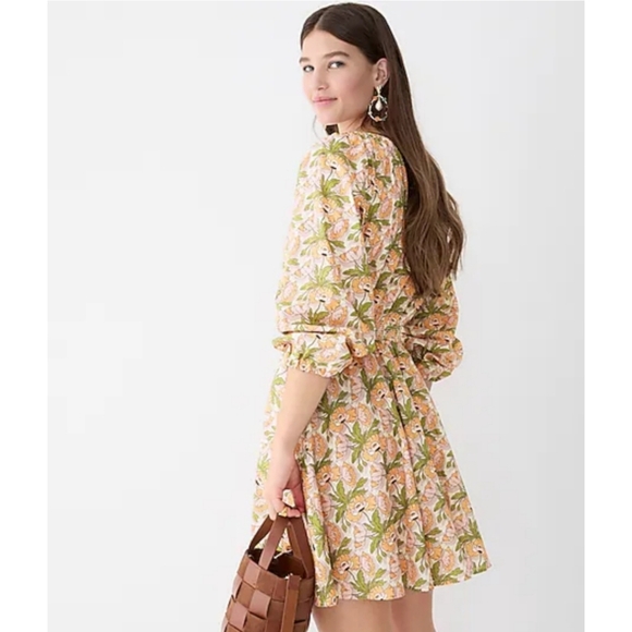 38. J.Crew Smocked-waist mini dress in Liberty® Butterfield Poppy fabric - Picture 3 of 7